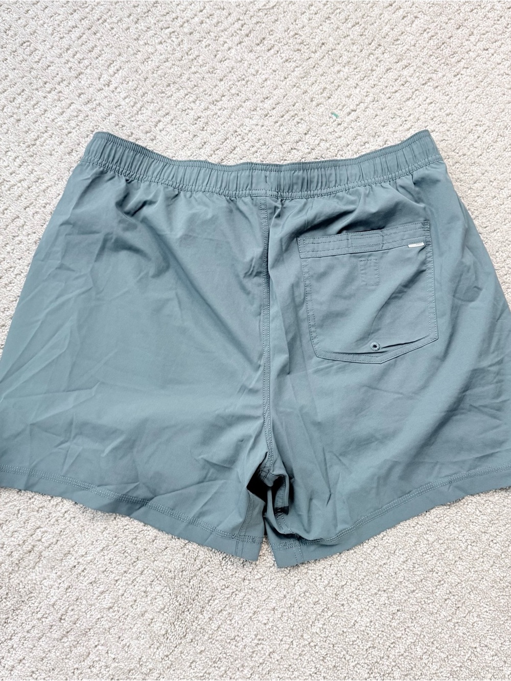 Vuori Slate Blue Kore Drawstring Performance Shorts - Picture 3 of 5